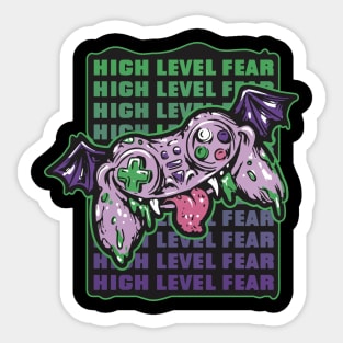 Halloween Hand bat Video High-level fear Game Controller Sticker